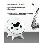 Magnetic rhythm lamp showing ferrofluid movement to music