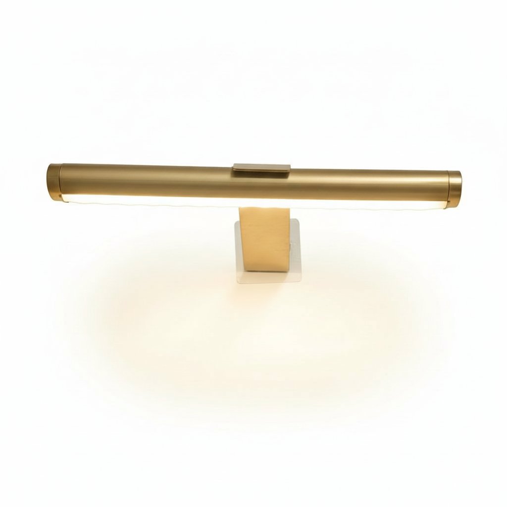 Rechargeable Mirror Light - Gold - Pure White Background