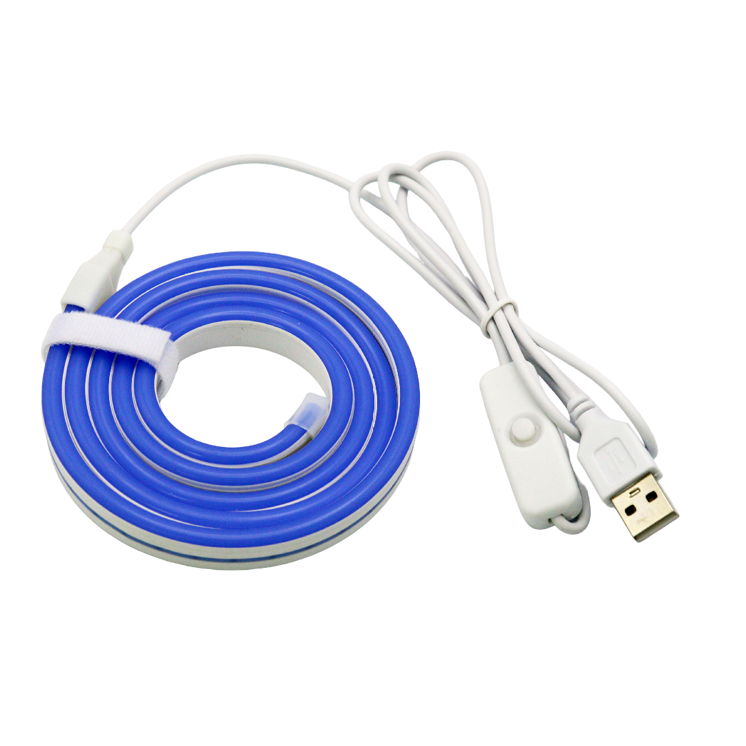 5m USB Neon LED Strip – 5V Plug-and-Play