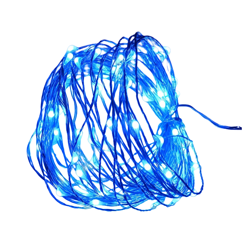 200 Copper-Wire Fairy Lights lights with 8 modes + Solar panel