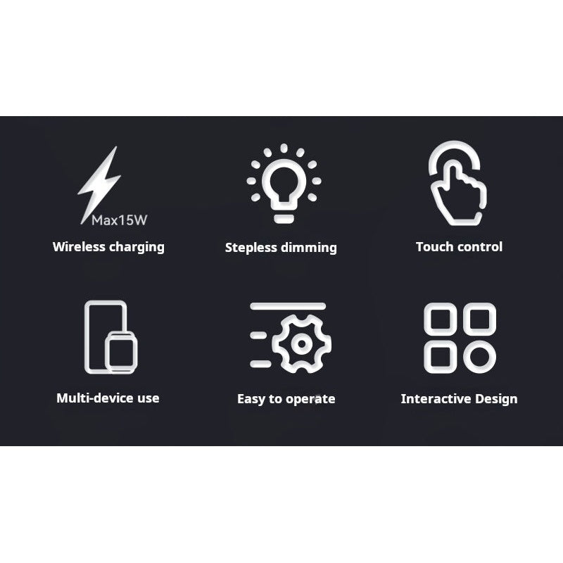 3-in-1 Wireless Charging Night Light - Key Features Overview