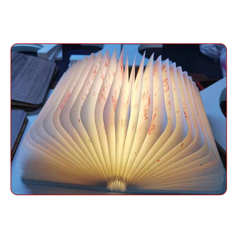 LumiLiving Folding Book Lamp - Detail Close-up
