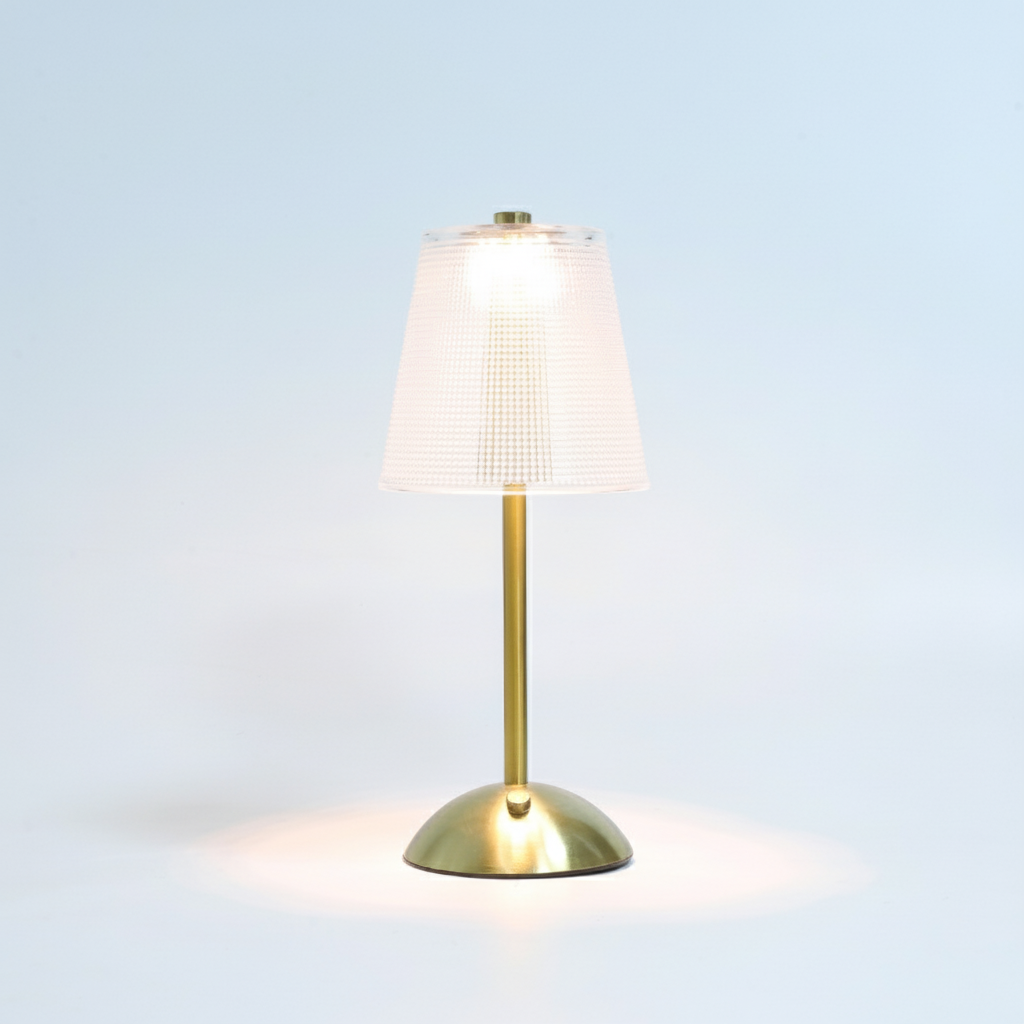 Crystal Small Table Lamp - Raindrops