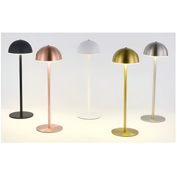 Aluminum Rechargeable Touch LED Table Lamp - Dimmable Restaurant Decor