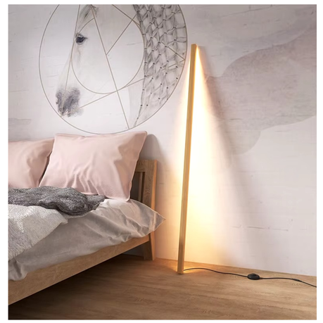 Modern Minimalist Wood Floor Lamp