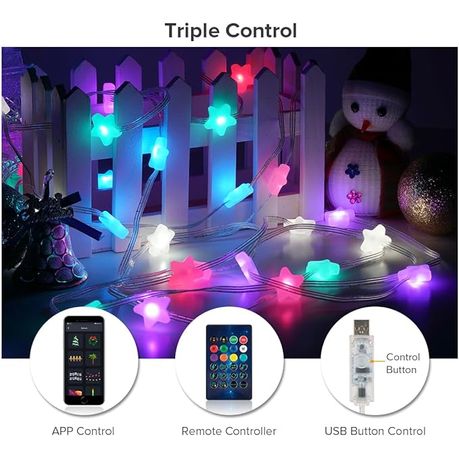 RGB Magic Ball Star String Lights
