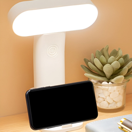 Portable LED Desk Lamp – 3 Color Modes, Foldable, Touch Control & Eye Protection