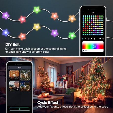RGB Magic Ball Star String Lights