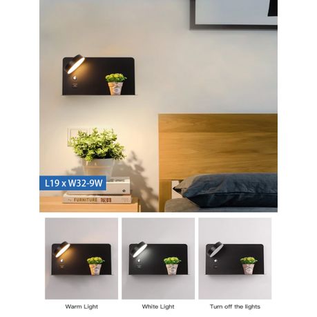 Minimalist LED Wall Lamp – Touch Control