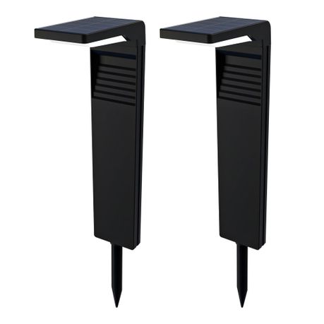 2 Dual Color LED Solar Garden Light