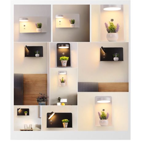 Minimalist LED Wall Lamp – Touch Control