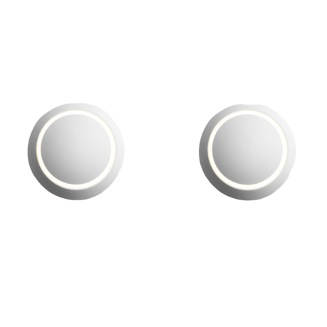 Aluminum LED Wall Lamp – 360° Rotatable 2-Pack