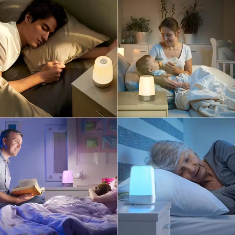 Sunrise Alarm Clock with Gentle Wake-Up, RGB Night Light & Touch Control