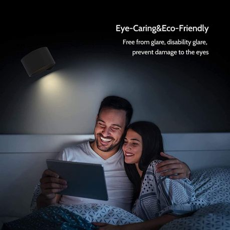 Magnetic 360° Rotating LED Wall Light – Rechargeable & Dimmable Combo (2 Pack)