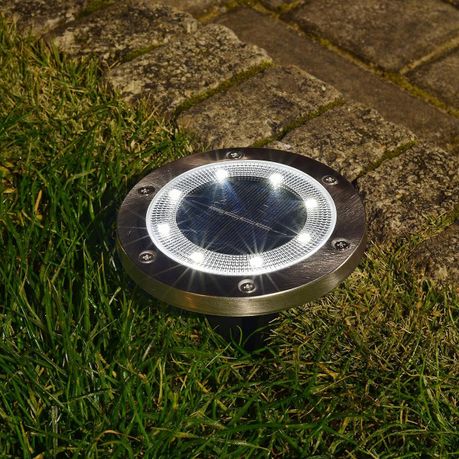 [2-Pack] Pattern Solar Disk Lights