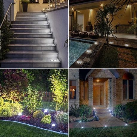 8LED Solar Lawn Light