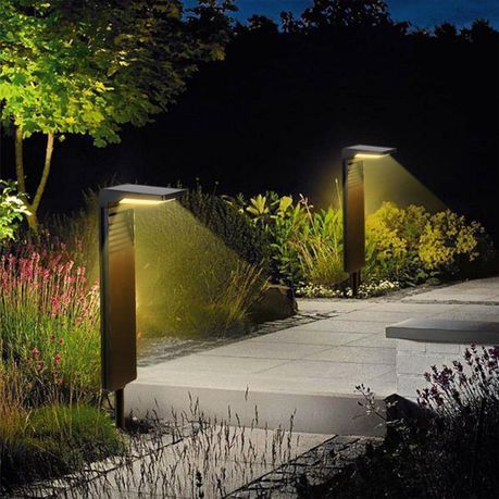 2 Dual Color LED Solar Garden Light