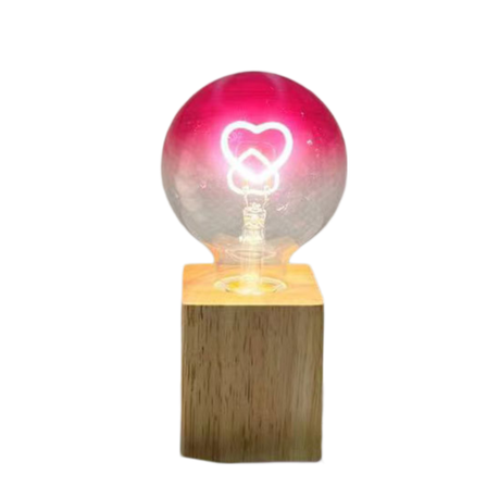 Vintage Heart LED Table Lamp