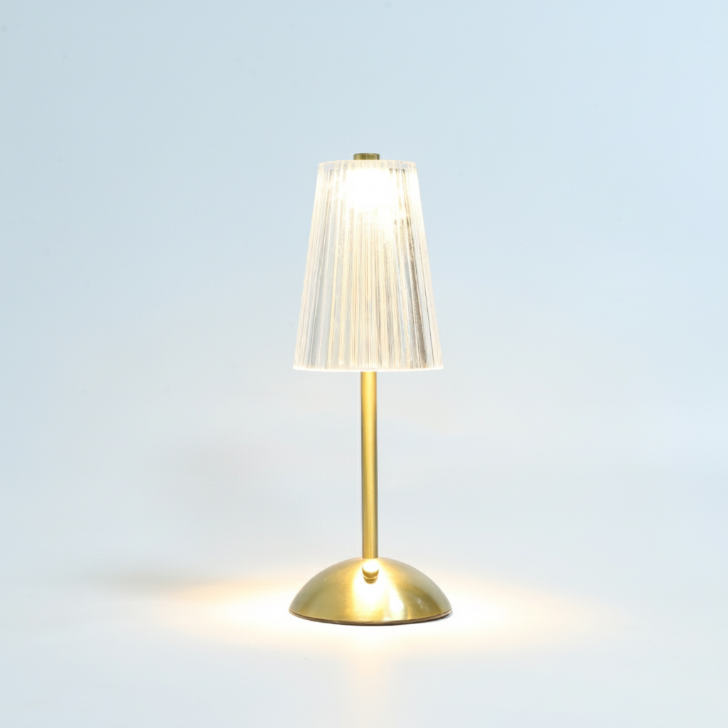 Crystal Small Table Lamp - Small Stripe
