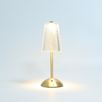 Crystal Small Table Lamp - Small Stripe
