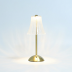 Crystal Small Table Lamp - Small Trumpet