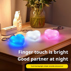 Touch activated keychain LED night light bedside table
