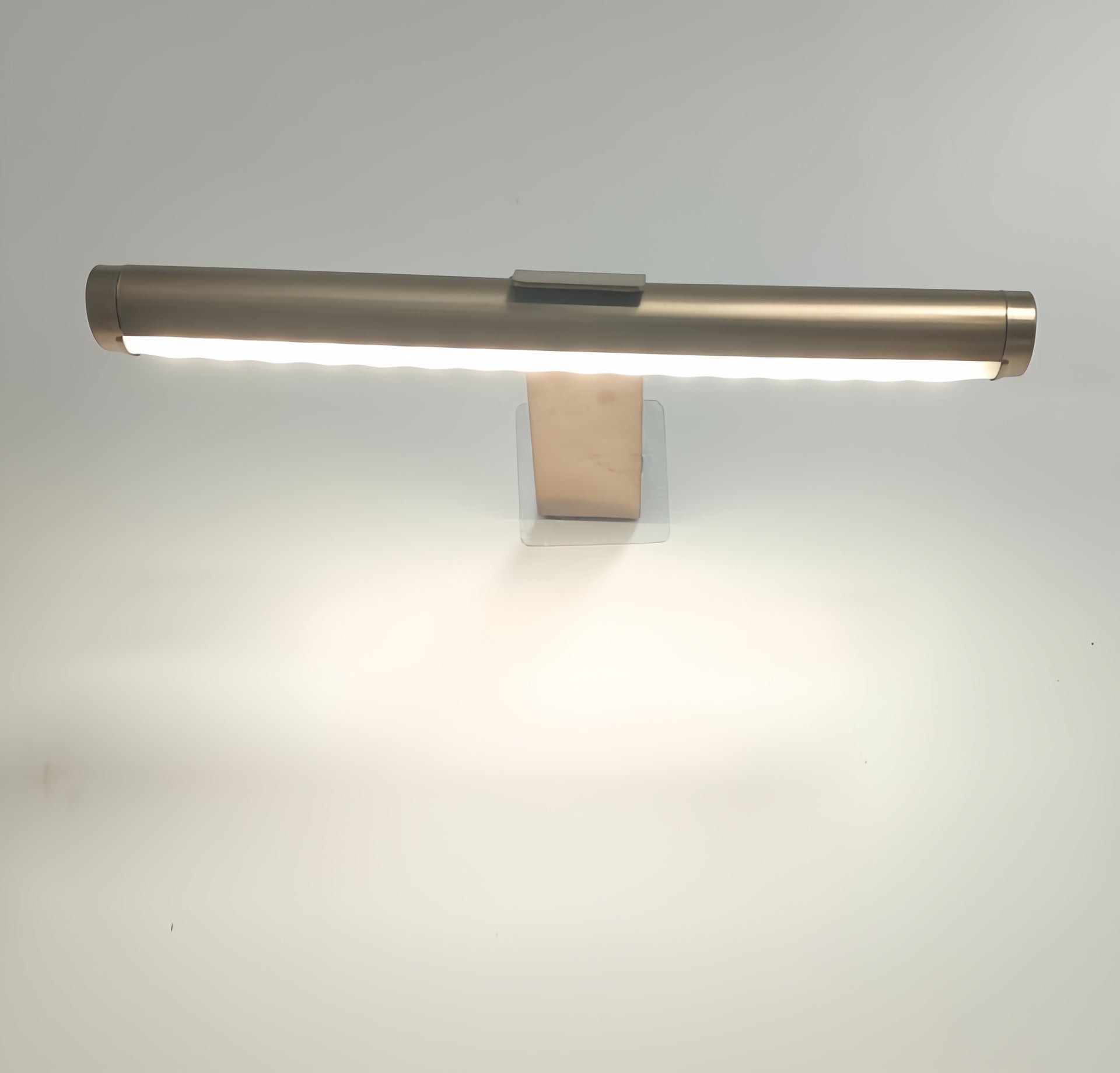 Rechargeable Mirror Light Gold - LED lights illuminated