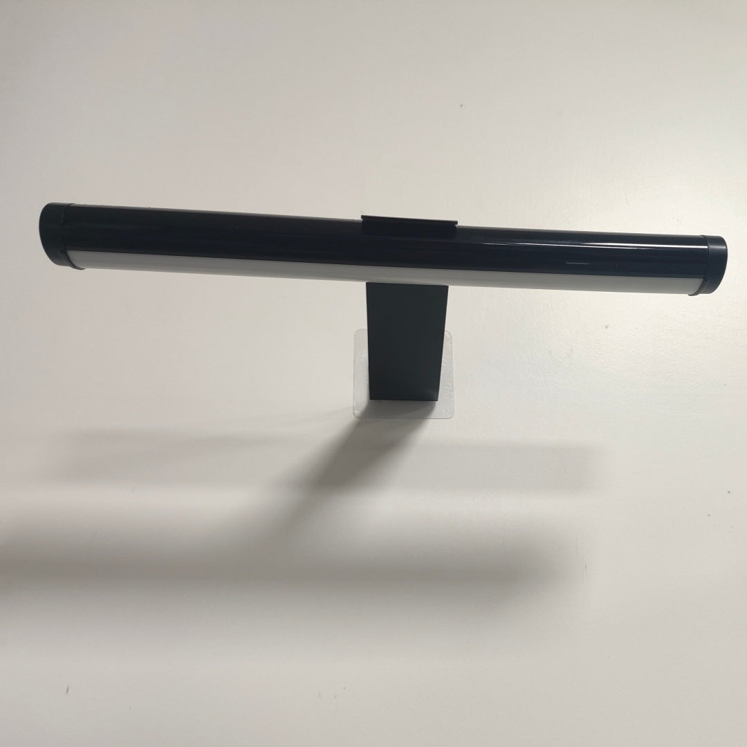 Rechargeable Mirror Light Black - No-drill magnetic wall mount