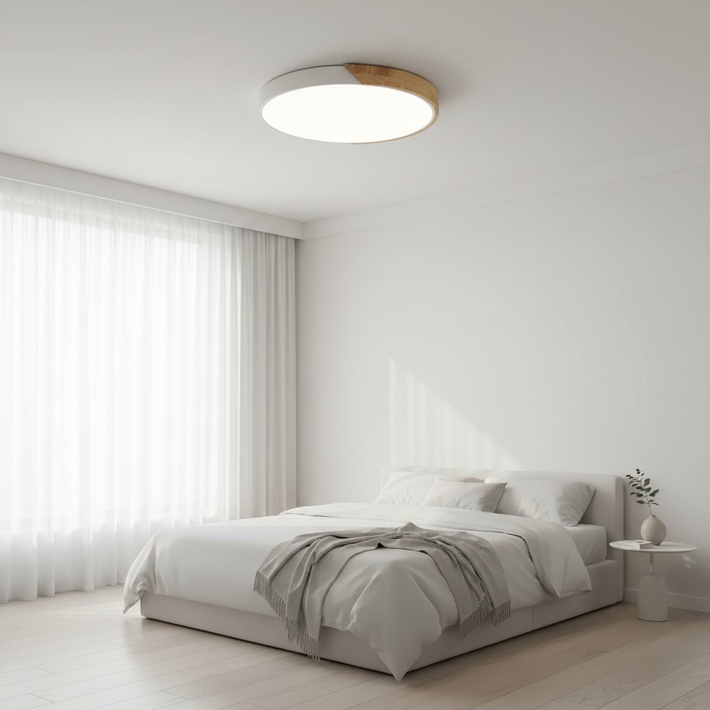 White Ceiling Light - Lifestyle