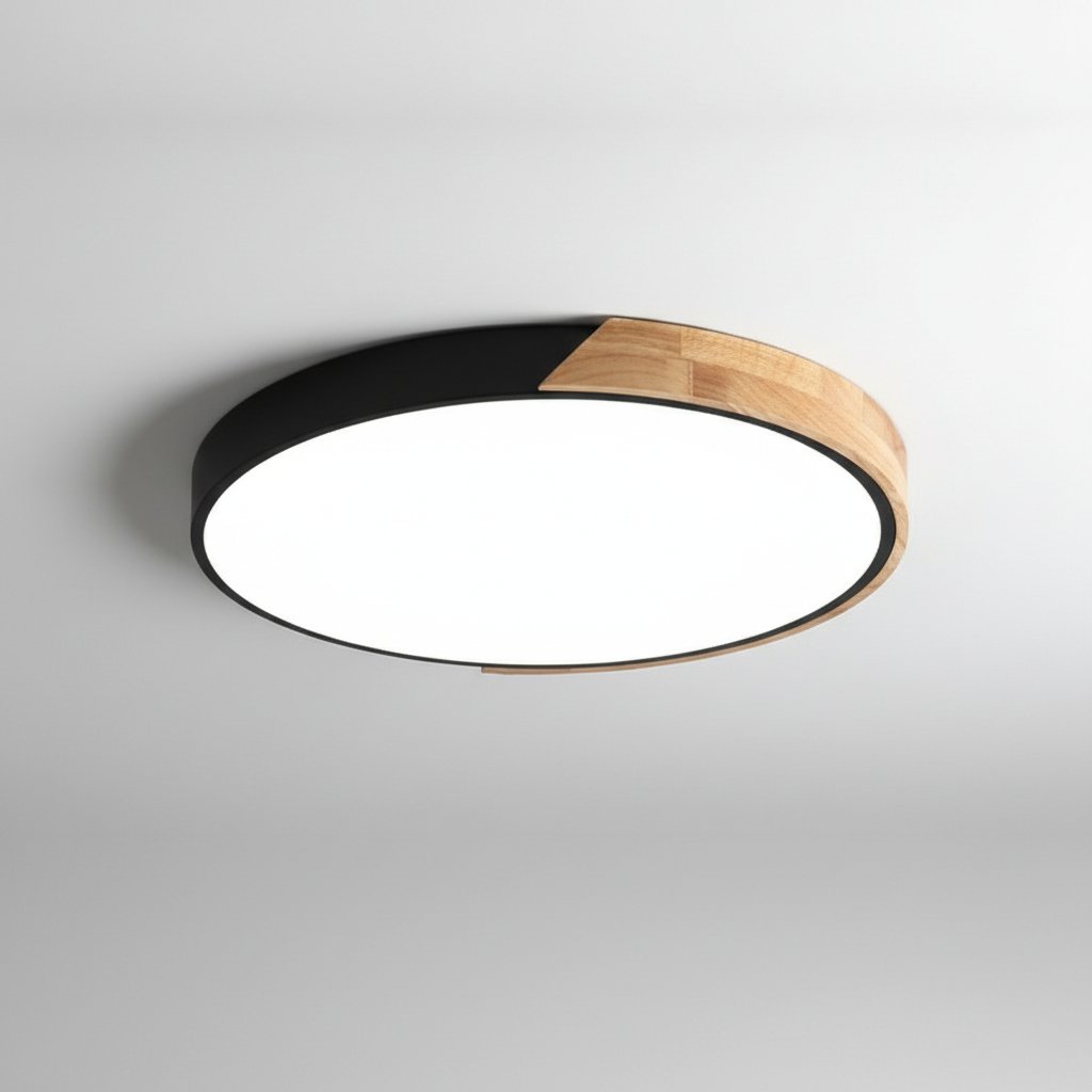 Black Ceiling Light - Detail