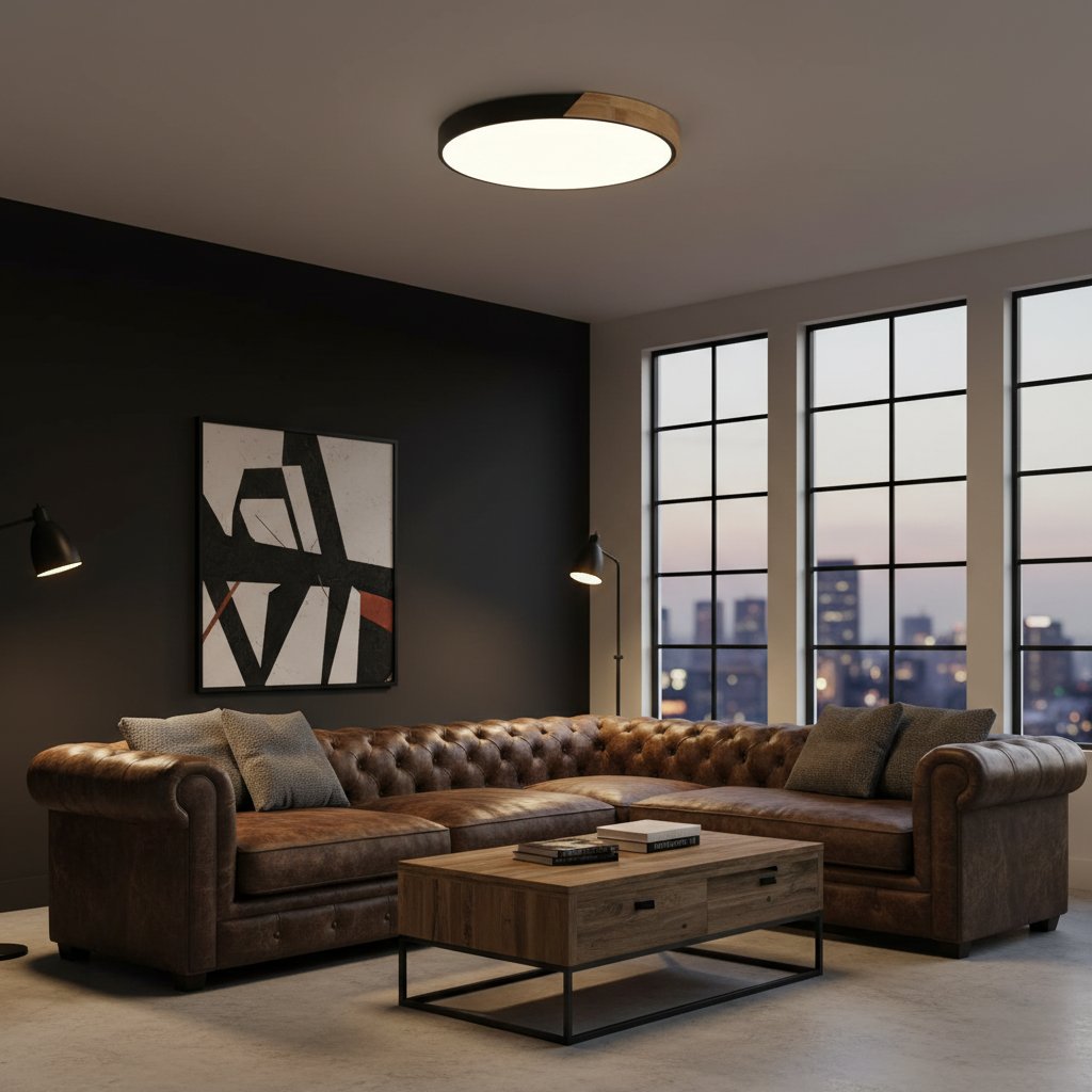 Black Ceiling Light - Lifestyle