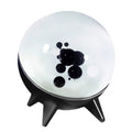 Magnetic ferrofluid music lamp - Black variant on white background