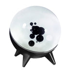 Magnetic ferrofluid music lamp - Black variant on white background