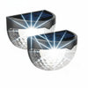 Solar Fence Light White 2-Pack