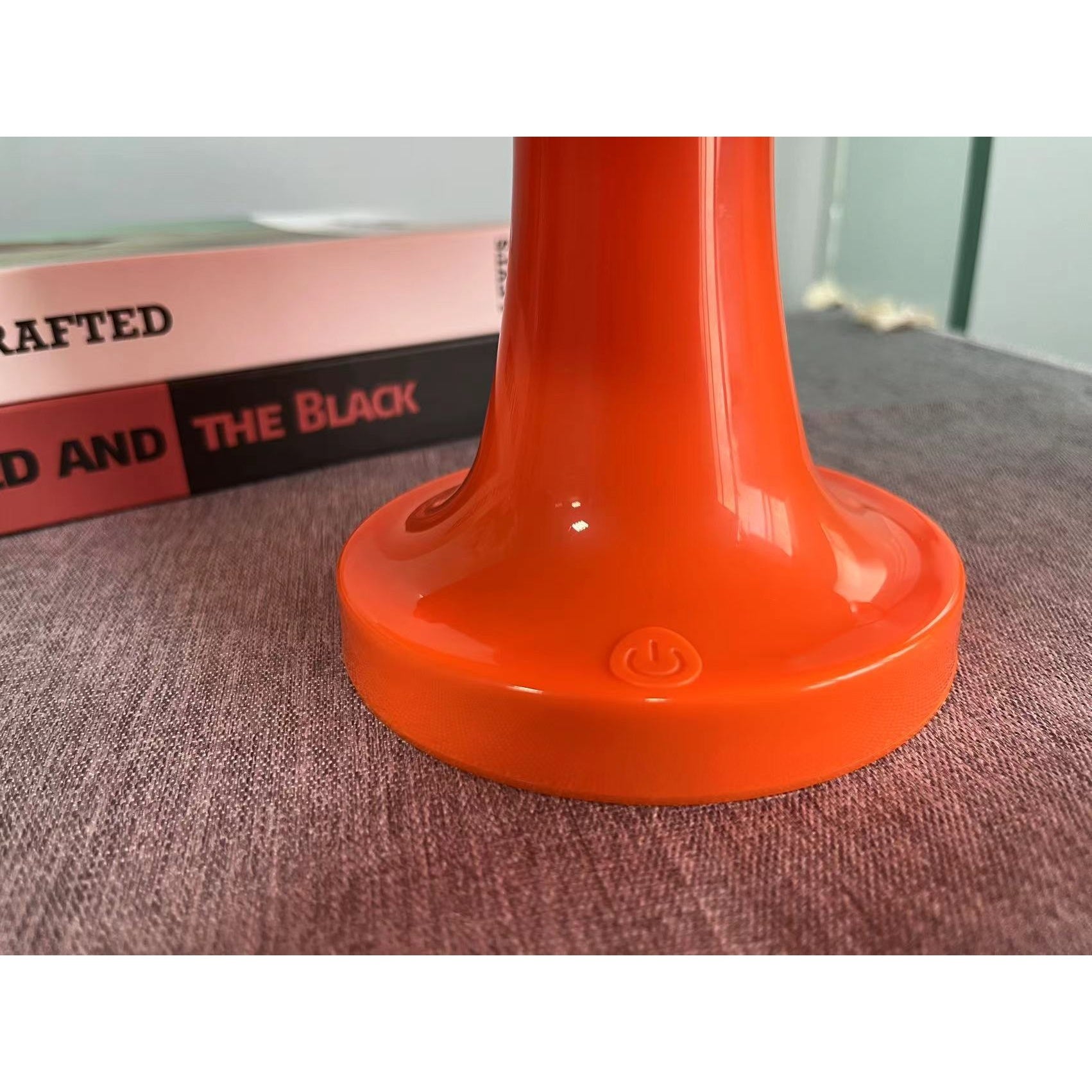 Mushroom Desk Lamp Base Detail with Touch Button