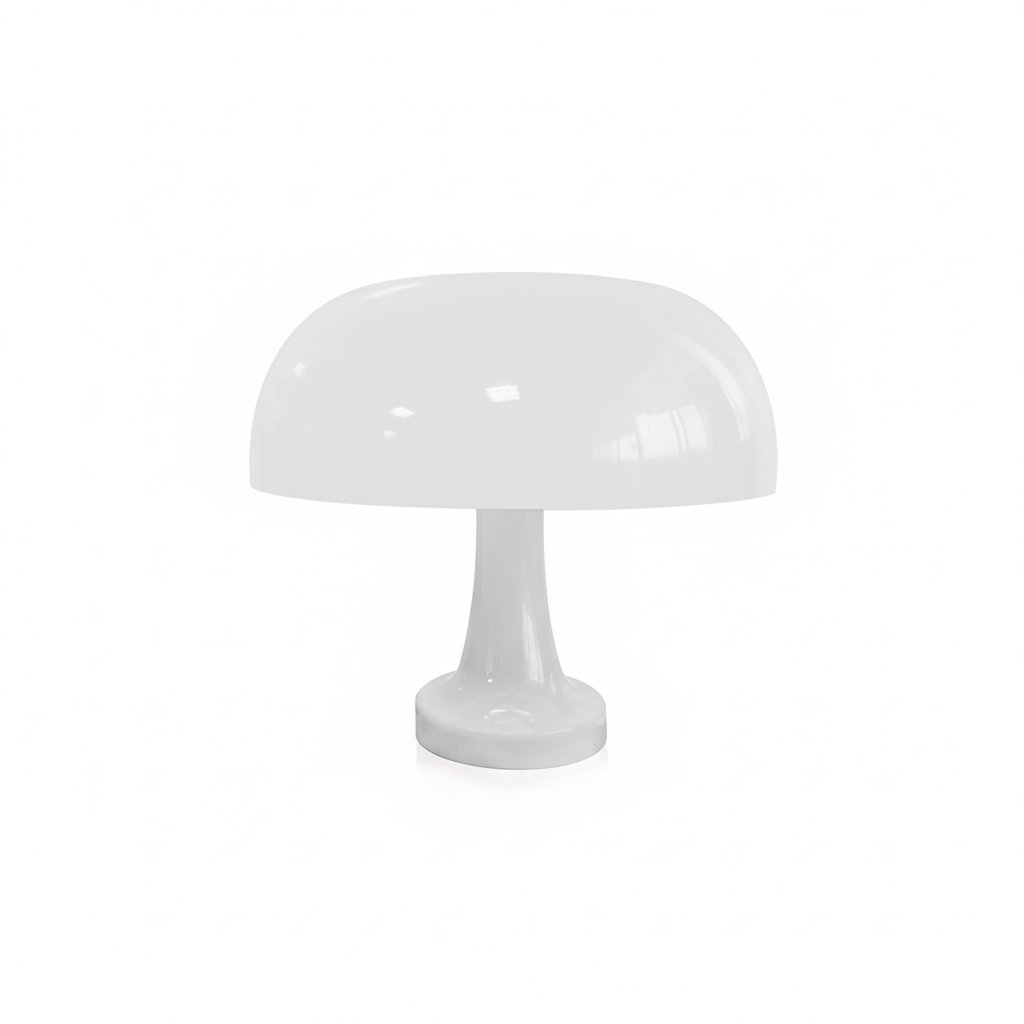Mushroom LED Desk Lamp - White - Hero Shot